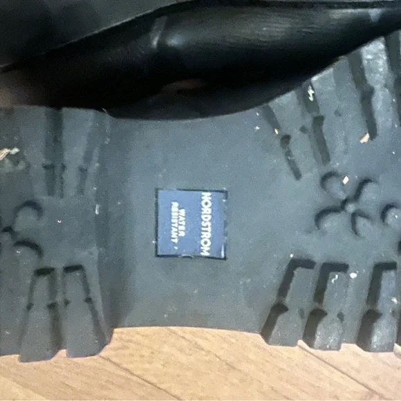 Nordstrom Black Leather Chelsea Boots - Picture 7 of 9